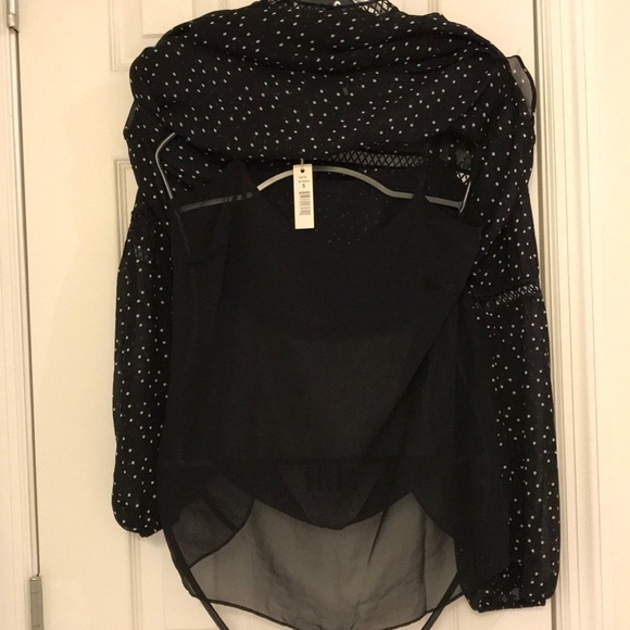 Size S 💖 Max Studio Long Sleeve Blouse Pretty - Picture 7 of 8